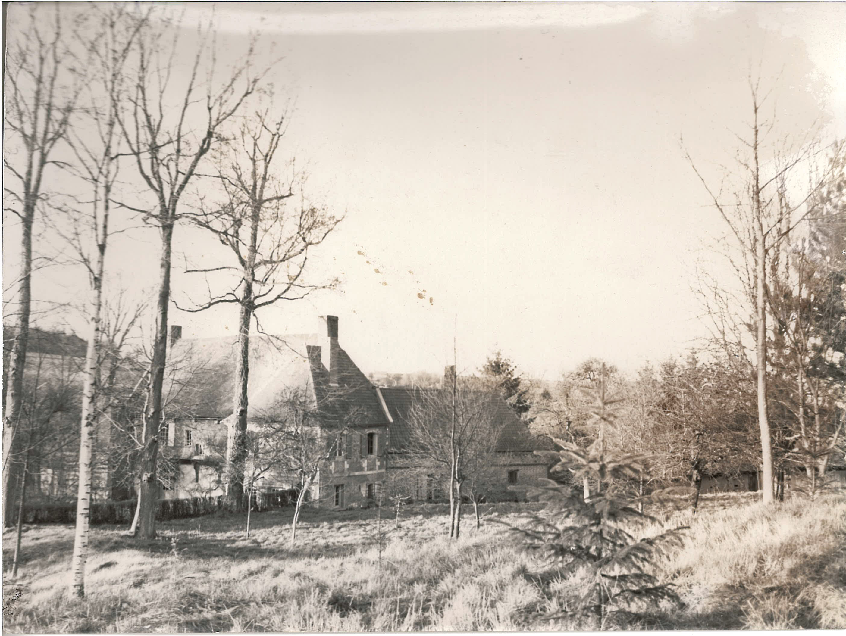 Image : Vue arrière Château de Croquoison en 1930